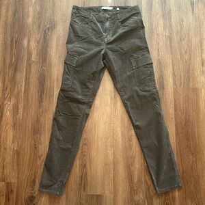 Vince Khaki Pants Zipper Front Pockets Size 0 Olive Green / Gray Size 2